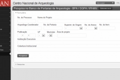 Banco de Portarias de Arqueologia BPA / SGPA - Administração (Plugin do WP)